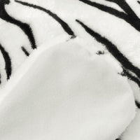 Tappeto di Peluche a Forma di Tigre 144 cm Bianco 80169