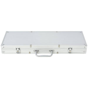 Set da Poker con 500 Chips Laser in Alluminio 80184