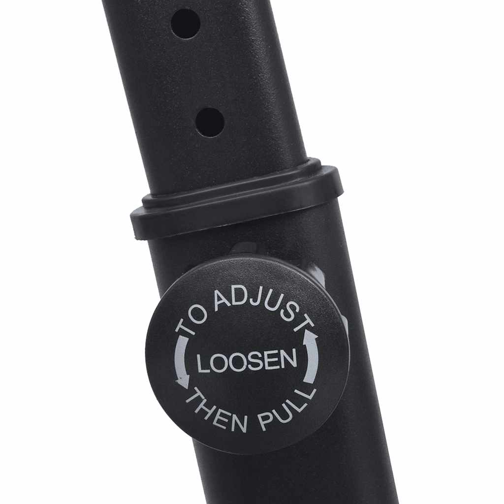 Cyclette Ellittica con Sensori a Impulso Nera e Rossa 91190