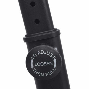 Cyclette Ellittica con Sensori a Impulso Nera e Rossa 91190