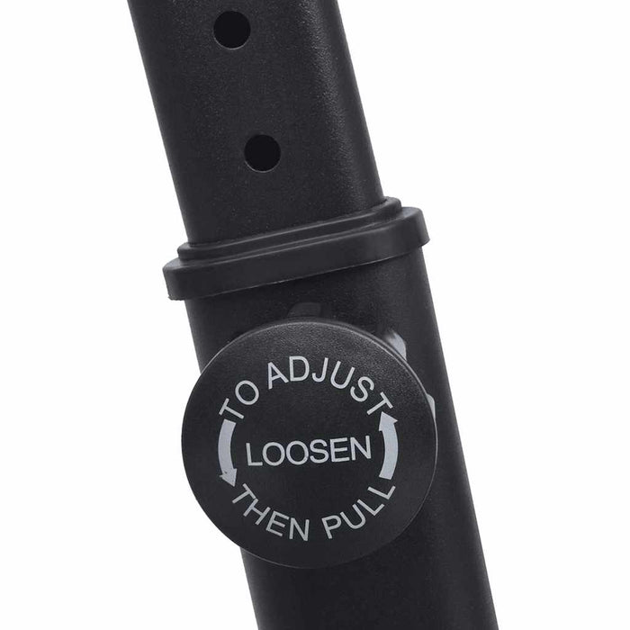 Cyclette Ellittica con Sensori a Impulso Nera e Rossa 91190