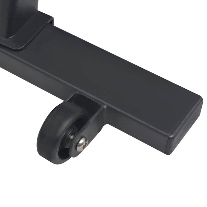 Cyclette Ellittica con Sensori a Impulso Nera e Rossa 91190