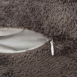 Cuscino da Lanciare Rigato 2 pcs Grigio 50 x 50 cm Poliestere 131872