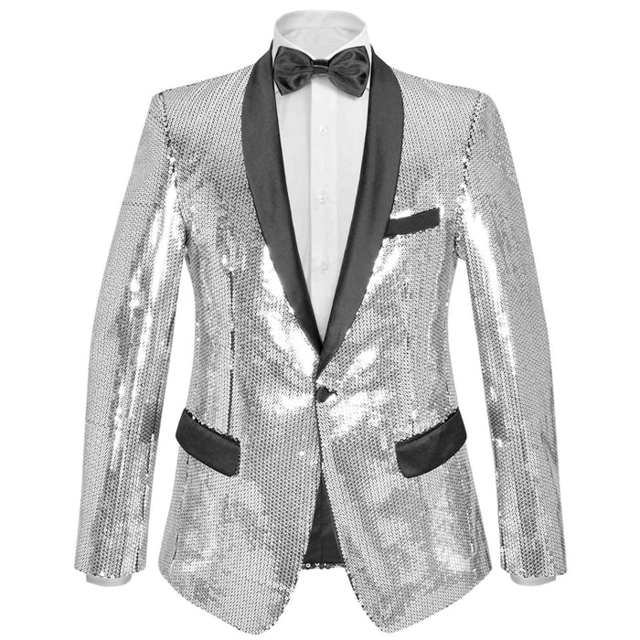Blazer da Uomo Argento 48 Poliestere 132046