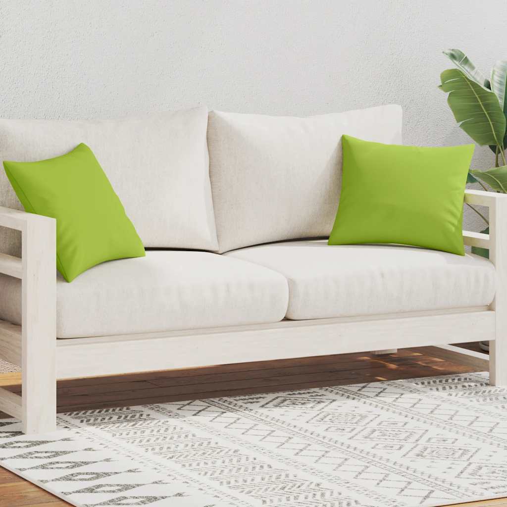 Cuscini da Esterno 2 pz 45x45 cm Verde Mela 132290