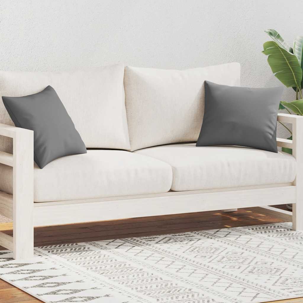 Cuscini da Esterno 2 pz 45x45 cm Grigi 132302