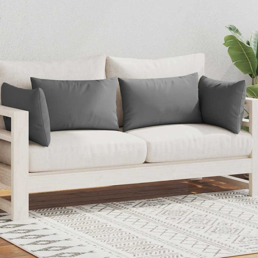Cuscini da Esterno 4 pz 60x40 cm Grigi cod mxl 51778