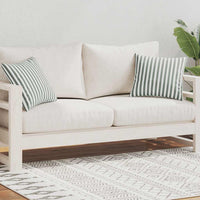 Cuscini da Esterno 2 pz Stampa a Righe 45x45 cm Grigi cod mxl 48706