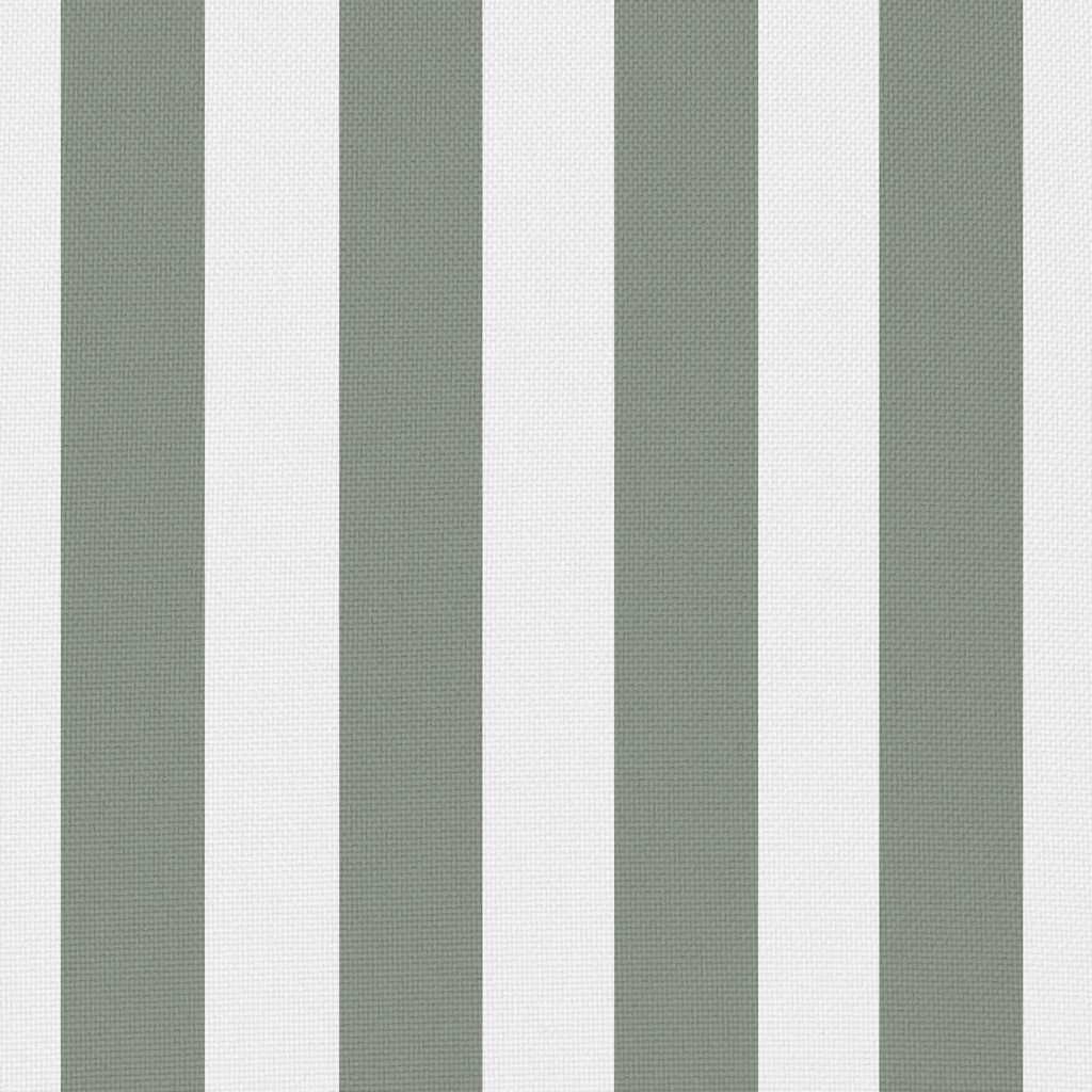 Cuscini da Esterno 2 pz Stampa a Righe 60x40 cm Grigi 132311