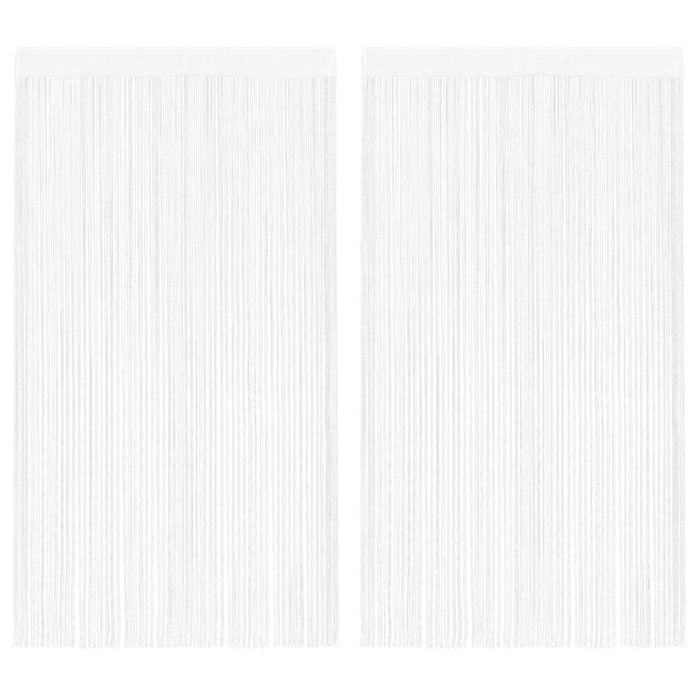 2 Pz Tende a Fili 100x250 cm Bianche cod mxl 75577