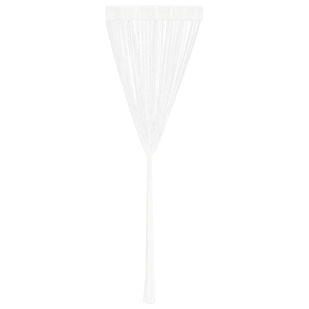 2 Pz Tende a Fili 100x250 cm Bianche 132398