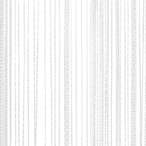 2 Pz Tende a Fili 100x250 cm Bianche 132398