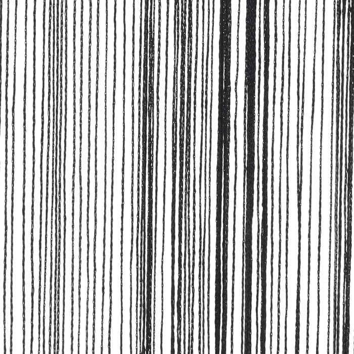 2 Pz Tende a Fili 100x250 cm Nere 132400