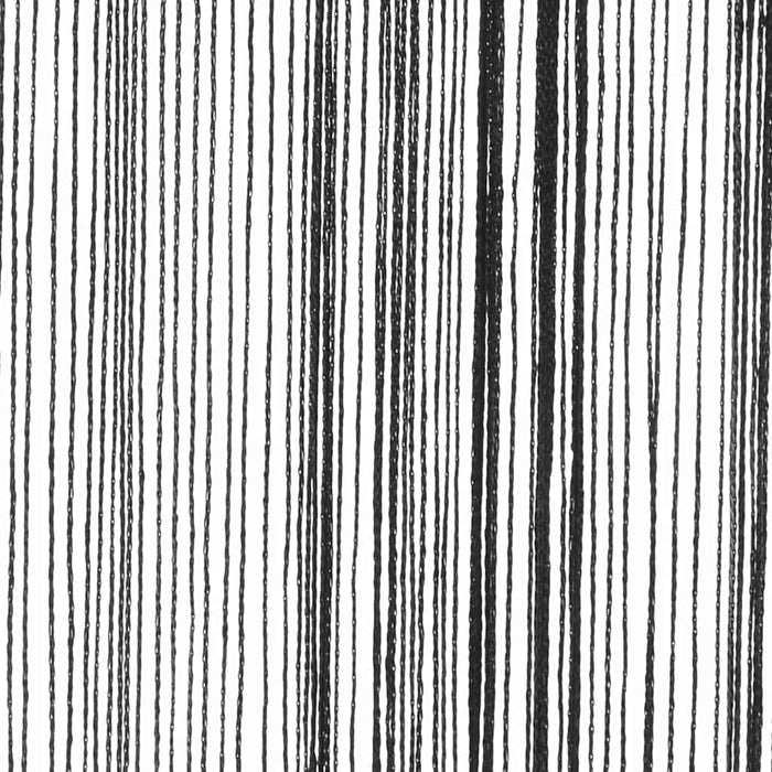 2 Pz Tende a Fili 140x250 cm Nere 132401