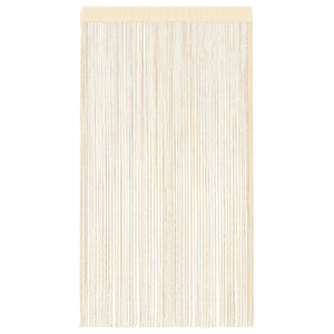 2 Pz Tende a Fili 140x250 cm Crema cod mxl 69819