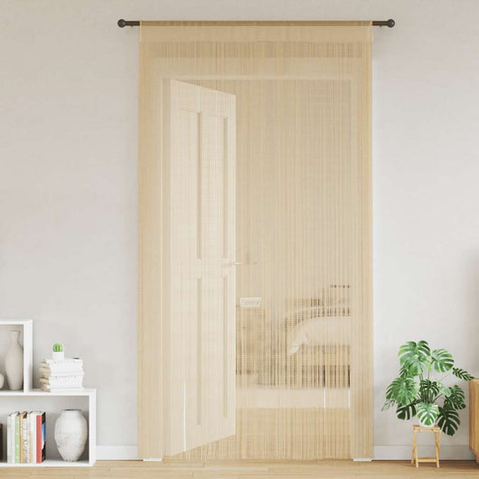 2 Pz Tende a Fili 100x250 cm Beige 132404