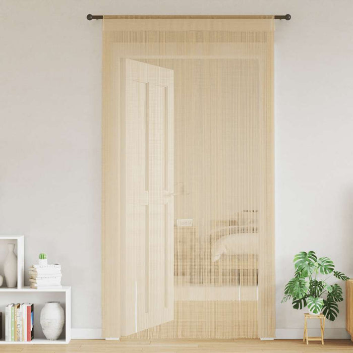 2 Pz Tende a Fili 100x250 cm Beige 132404