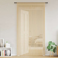 2 Pz Tende a Fili 140x250 cm Beige 132405