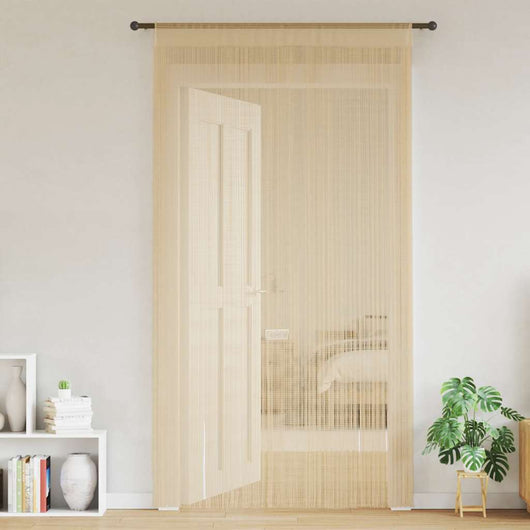 2 Pz Tende a Fili 140x250 cm Beige 132405