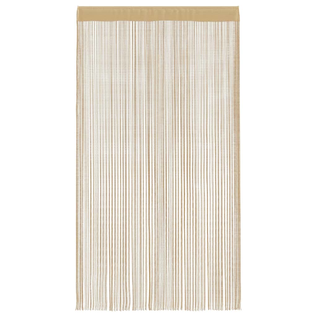 2 Pz Tende a Fili 140x250 cm Beige 132405