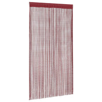 2 Pz Tende a Fili 100x250 cm Rosso Borgogna 132408
