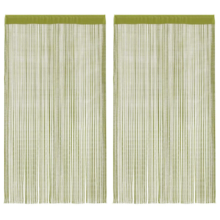 2 Pz Tende a Fili 140x250 cm Verdi cod mxl 75662