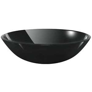 Lavabo bagno in vetro temperato 42 cm nero 02_0002521