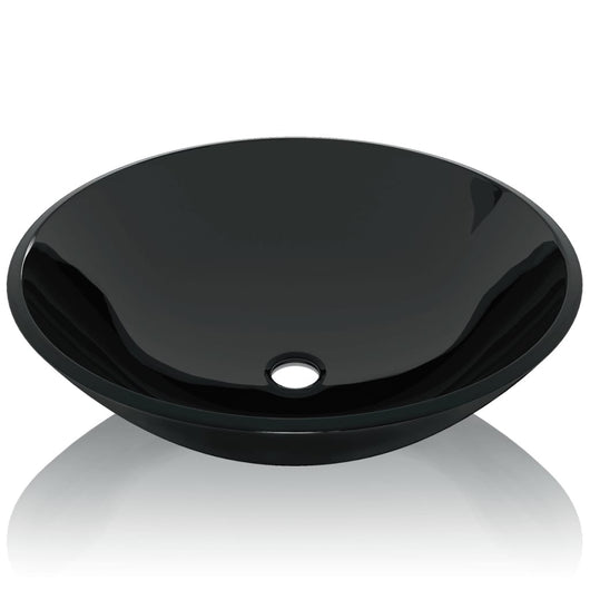 Lavabo bagno in vetro temperato 42 cm nero 02_0002521