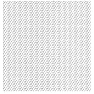 Recinzione in Rete in Acciaio Inossidabile 100x85cm 30x17x2,5mm cod mxl 18496