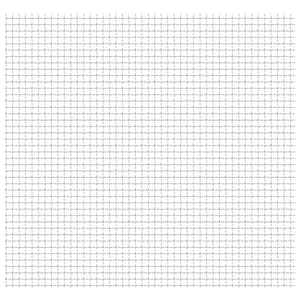 Recinzione in Rete Modulare in Acciaio Inox 50x50cm 21x21x2,5mm