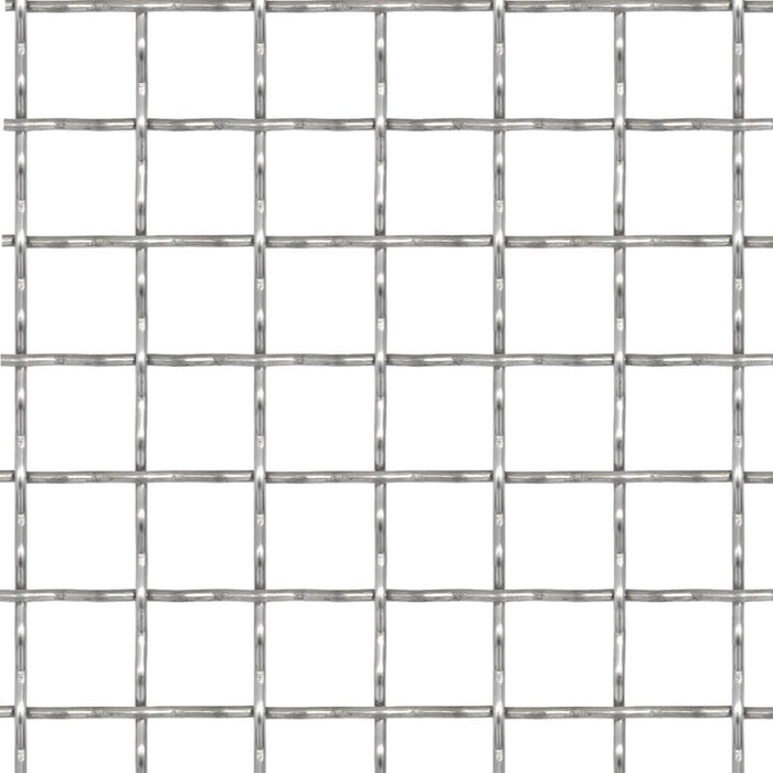 Recinzione in Rete Modulare in Acciaio Inox 50x50cm 21x21x2,5mm