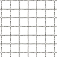 Recinzione in Rete Modulare in Acciaio Inox 100x85cm 31x31x3mm 142291