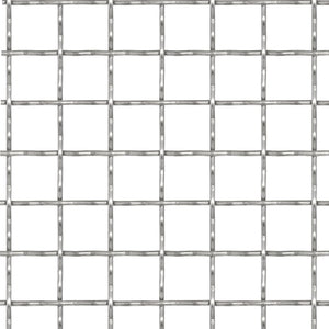 Recinzione in Rete Modulare in Acciaio Inox 100x85cm 31x31x3mm 142291