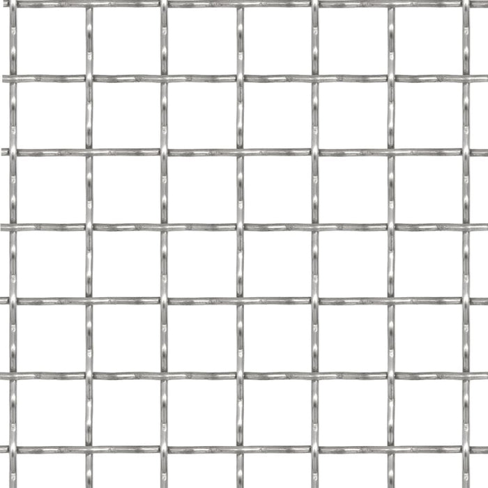 Recinzione in Rete Modulare in Acciaio Inox 100x85cm 31x31x3mm 142291