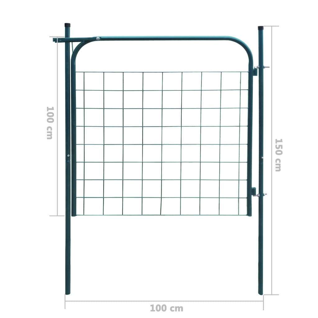 Recinzione da Giardino 100x100 cm Verde cod mxl 53961