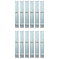 Ancoraggi a Terra a L 12 pz in Acciaio Zincato 5x5x50 cmcod mxl 127393