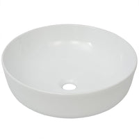 Lavabo bagno diametro 41,5 tondo ceramica bianca 02_0002524