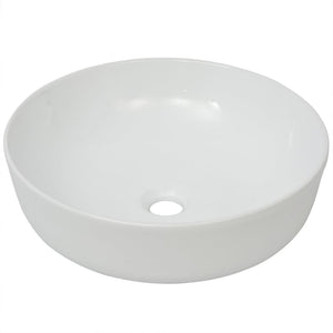 Lavabo bagno diametro 41,5 tondo ceramica bianca 02_0002524