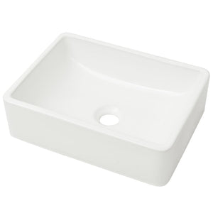 Lavabo in ceramica lavamani lavabo per bagno wc 41 x 30 cm bianco 02_0002526