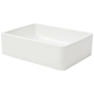 Lavabo in ceramica lavamani lavabo per bagno wc 41 x 30 cm bianco 02_0002526