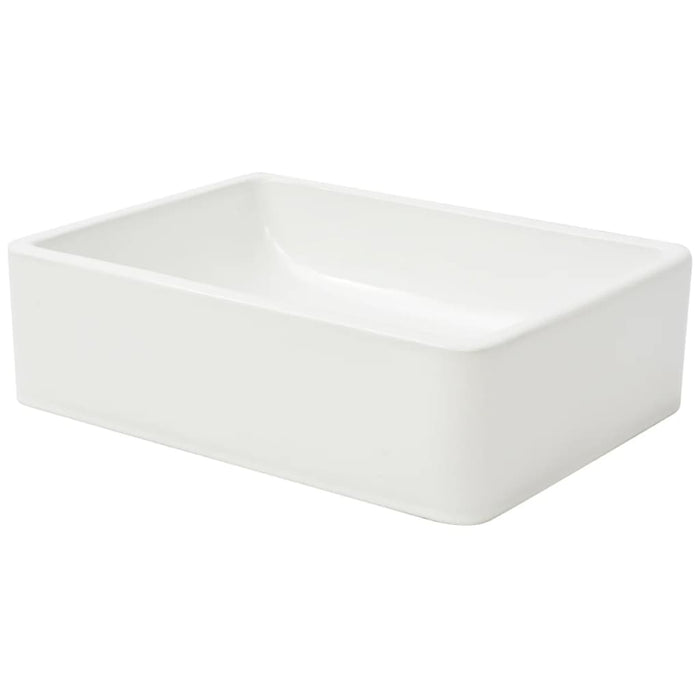 Lavabo in ceramica lavamani lavabo per bagno wc 41 x 30 cm bianco 02_0002526