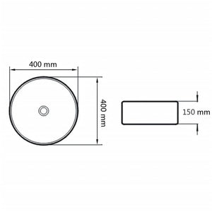 Lavabo bagno diametro 40 cm tondo in ceramica bianca 02_0002527