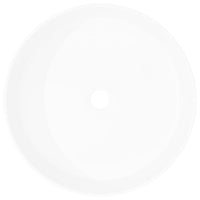 Lavandino Rotondo in Ceramica Bianca 40 x 15 cm cod mxl 51576