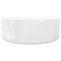 Lavandino Rotondo in Ceramica Bianca 40 x 15 cm cod mxl 51576