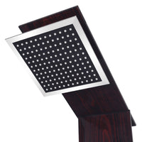 Sistema pannello doccia doccetta bagno WC vetro marrone 02_0003121