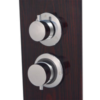 Sistema pannello doccia doccetta bagno WC vetro marrone 02_0003121