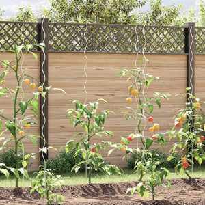 50 pz Supporti a Spirale per Piante 170 cm in Acciaio Zincato 142413