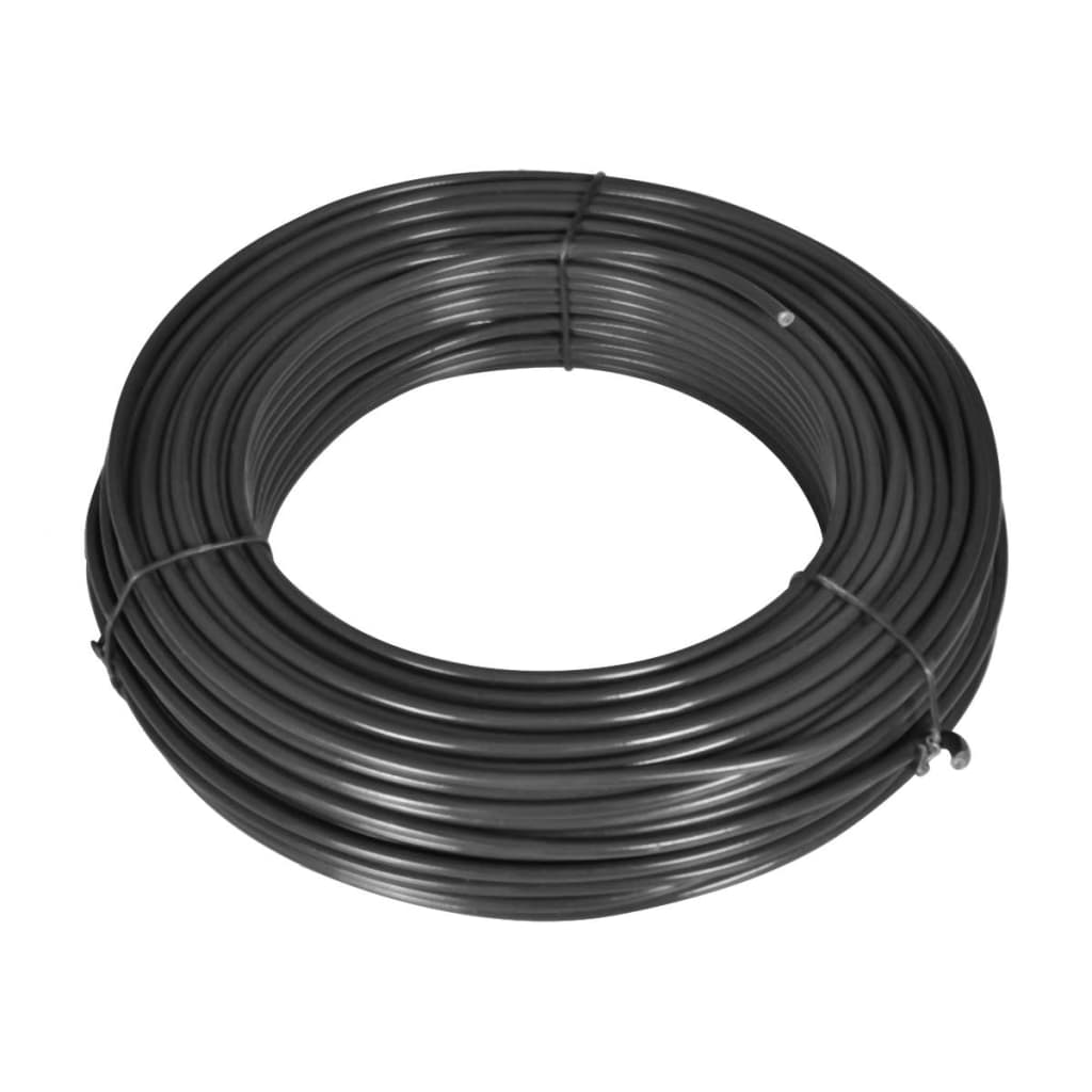 Set Rete di Recinzione con Picchetti 0,8x25 m Grigia 142459