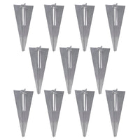 Set Rete di Recinzione con Picchetti 0,8x25 m Grigia 142459