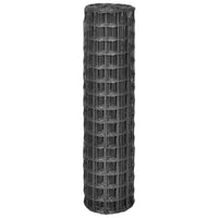 Recinzione Euro in Acciaio 10x1,5 m Grigia cod mxl 16566